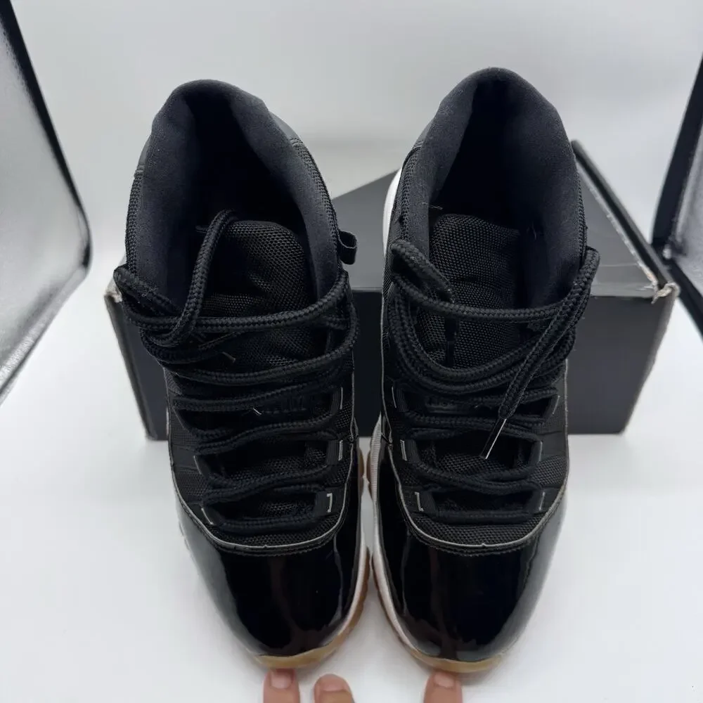 Jordan Air Jordan 11 Retro Men’s Black/White Patent Leather Sneakers CT8012-011